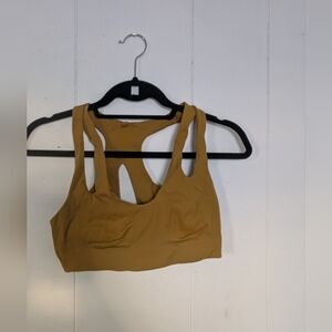Free People Women's Mustard Sports Bra